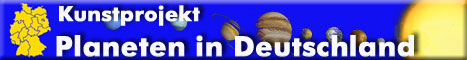 Kunstprojekt Planeten in Deutschland