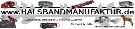 der Stick- und N�hshop rund um Hund und Halter...
